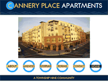 Tablet Screenshot of canneryplaceapts.com